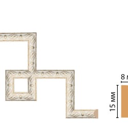 Декоративный угловой элемент DECOMASTER 130-3-18 (200*200мм)